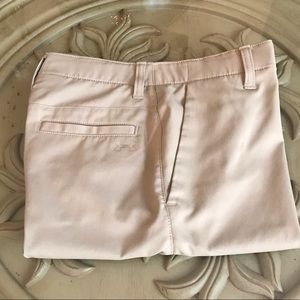 Boys Y14 Under Armour Match Play Khaki Golf Shorts